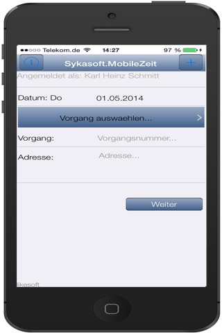 iSykasoftCloudZeiterfassung screenshot 4