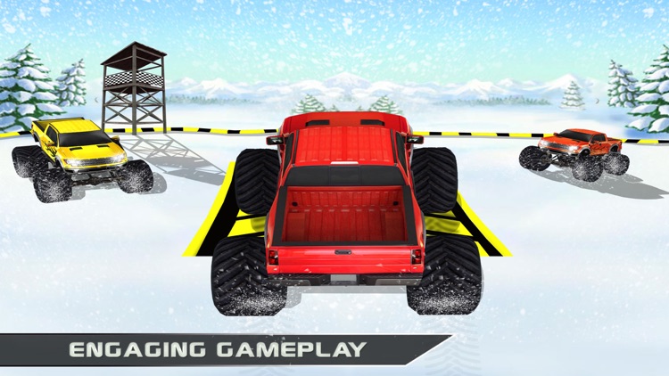 4x4 Monster Truck Race: Russian Snow Driving Game