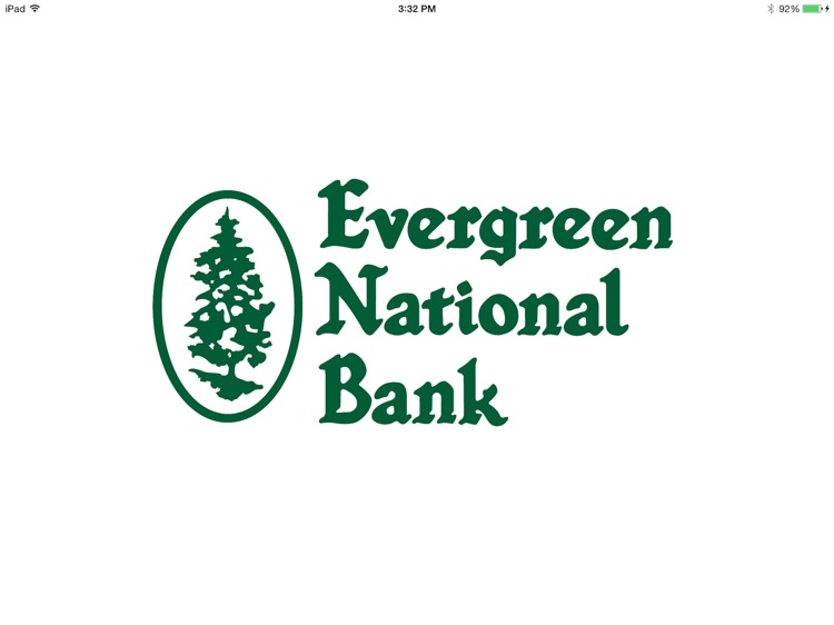 Evergreen National Bank Mobile for iPad