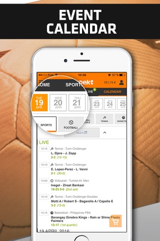 Expekt Live Sport Betting screenshot 4