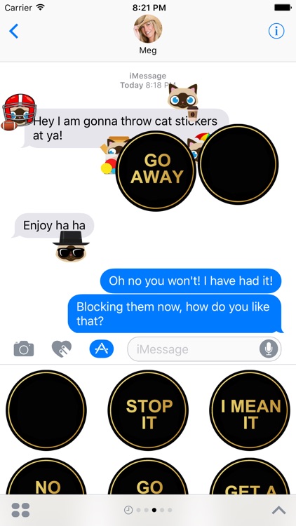 No More Stickers - Hide Stickers