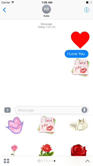 Love And Romance Stickers For iMessage(圖2)-速報App