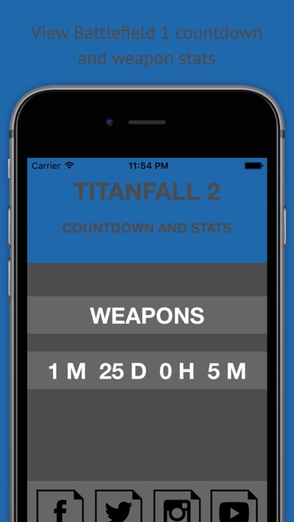 Countdown and Stats Titanfall 2 Edition