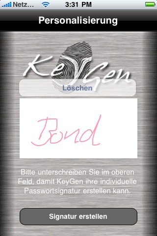 KeyGen screenshot 3