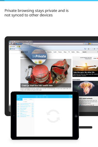 Sync for IE (Microsoft Internet Explorer) tabs, favorites and history screenshot 4