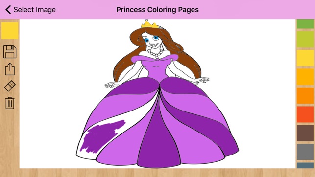 Princess Coloring Pages – Coloring book(圖3)-速報App