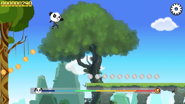 Ninja panda angry run game screenshot-4