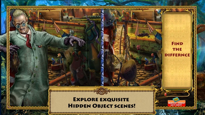 Hidden Object Mysterious Forest Professor Frank Walter Free