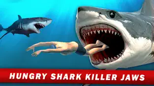 Скріншот 1 Caza de tiburones asesinos: Aventura Evo de peces iphone