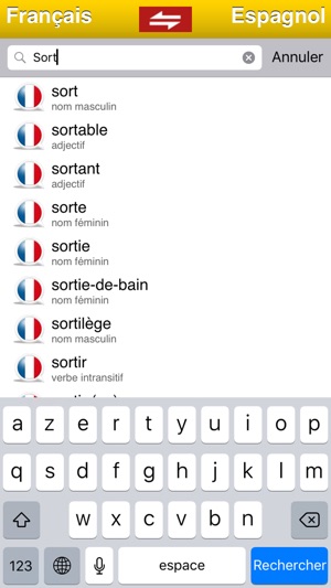 Dictionnaire Français-Espagnol(圖3)-速報App