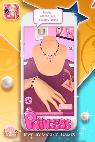 Princess Jewelry Making Game-Fashion Design Studio screenshot 3