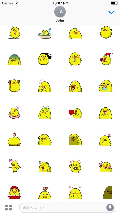 Duckling Animated Gifs Emoji screenshot-4