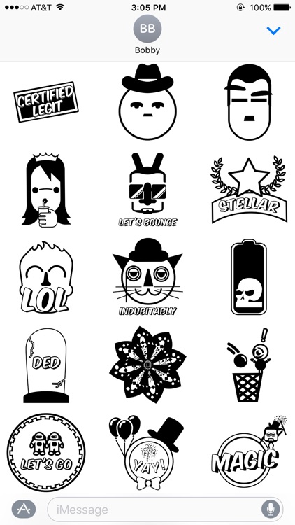 Outlines Sticker Pack by Oliver Clark