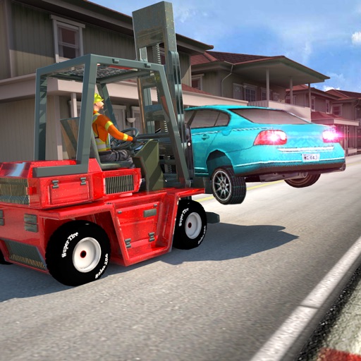 Car Traffic & Forklift Driver 3D - Transport Vehicle From Accident Area & Drag Them To Junkyard iOS App