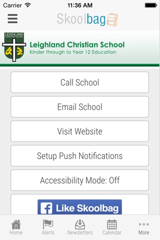 Leighland Christian School - Skoolbag screenshot 4