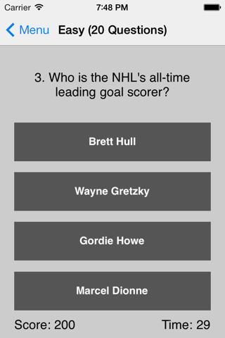 Ultimate Hockey Trivia screenshot 2