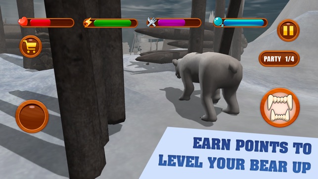 Wild Arctic Bear Survival Simulator 3D Full(圖3)-速報App