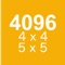 Can you slide and reach the target 4096 in 3 different board