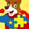 Big Hero Animal Jigsaw Puzzle Game For Junior