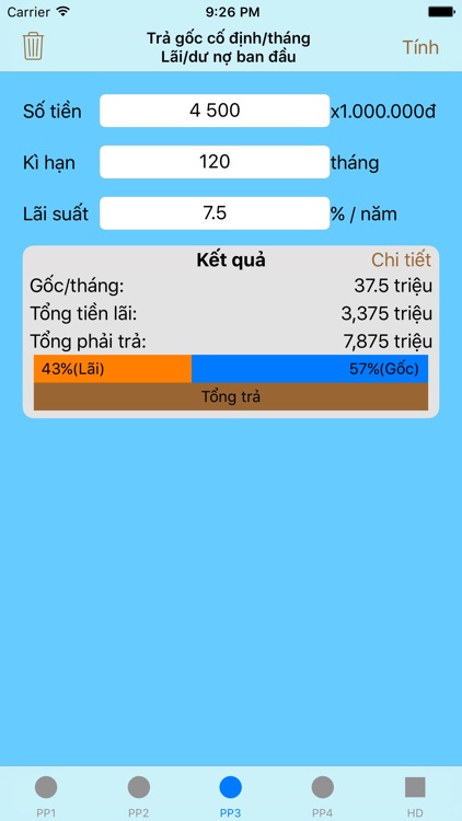 TÍNH LÃI TIỀN VAY screenshot-3