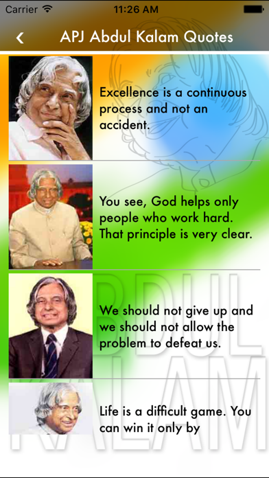 How to cancel & delete A. P. J. Abdul Kalam Quotes olx Quotation Flipkart from iphone & ipad 4