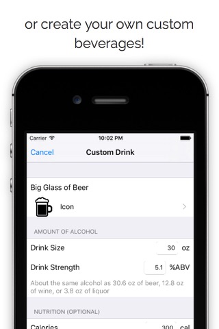 Drunkalyzer - Blood Alcohol Content estimator screenshot 3