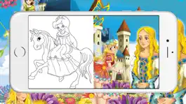 Game screenshot Solve Fairy & Princess Cartoon Coloring Book Kids hack