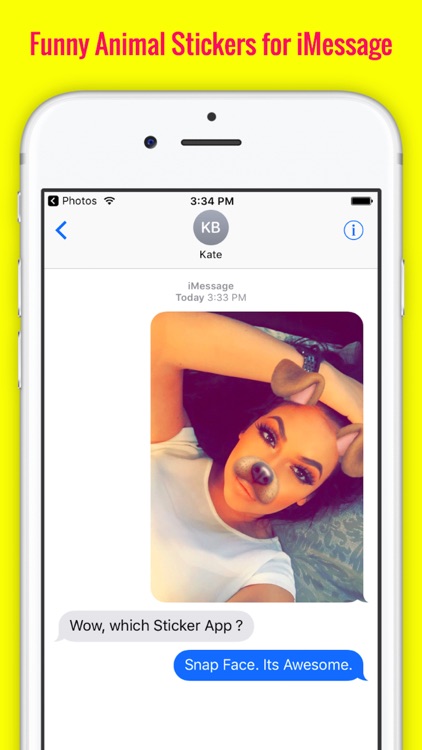 Snap Face Funny Stickers for iMessage