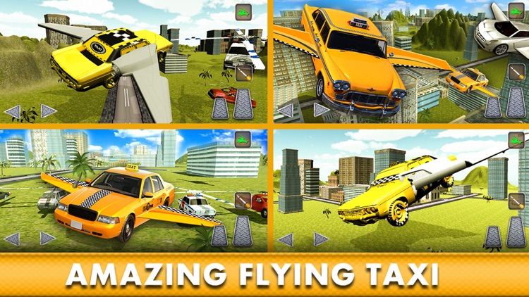 Flying Cab Yellow Taxi Flight Simulator F16 Carang screenshot-4