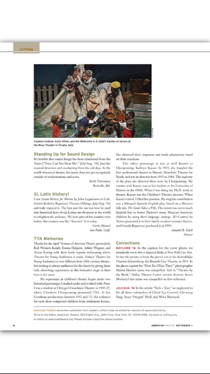 AMERICAN THEATRE screenshot-4
