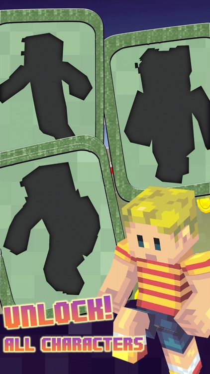 3D Block Skins Running Run Games "For EarthBound "