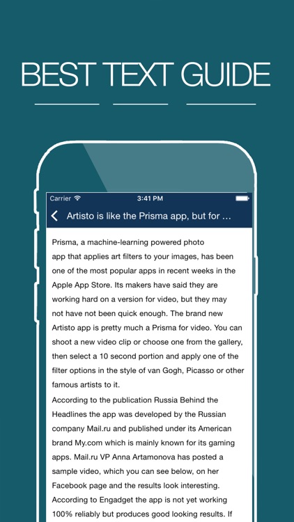 Guide for Artisto – Video and Photo Editor