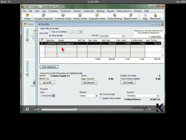 Video Training for Quickbooks 2009 HD(圖2)-速報App