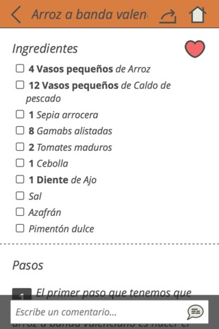 Recetas españolas screenshot 3