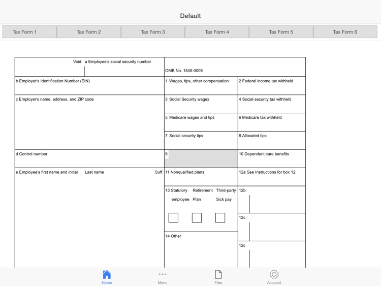 Employee Tax Form