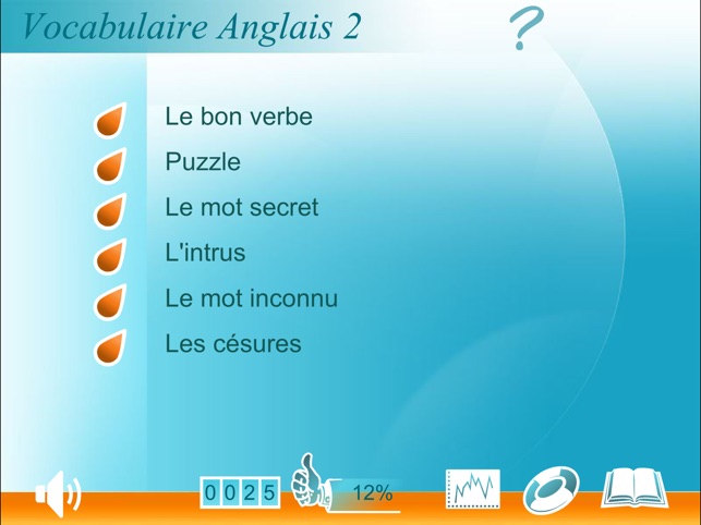 Le vocabulaire anglais intermédiaire