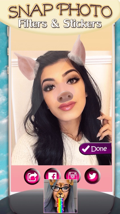 Snap Photo Filters & Stickers: Animal Face Editor screenshot-3