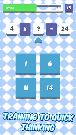 Game screenshot Math Quick Think - Training The Brain to The Wise apk