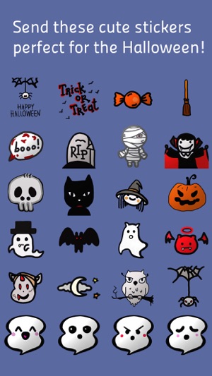 Boo - Halloween Stickers for iMessage(圖1)-速報App