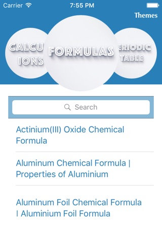 Chemistry Calculator - Formulas - Periodic Table screenshot 2
