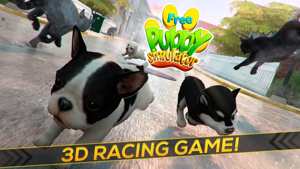 Puppy Simulator 2017 . Free Dog Games vs Cats