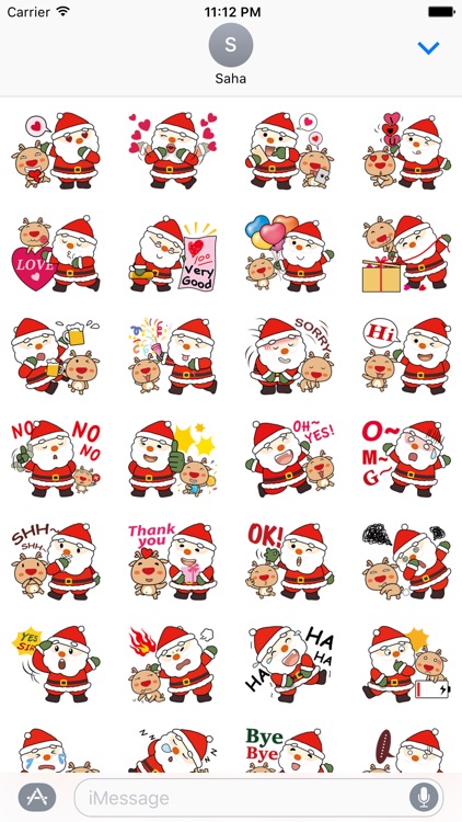 Merry Xmas Stickers for iMessage