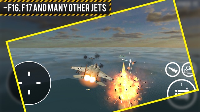 F16 Naval Jet Air Strike : Warfare Combat 3D(圖1)-速報App