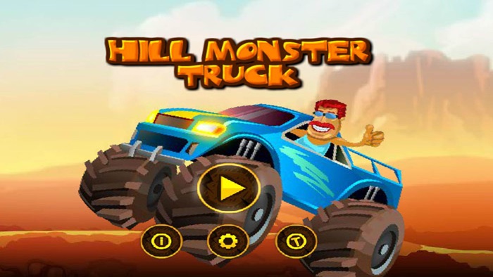 Hill Monster TruckStunt Racing