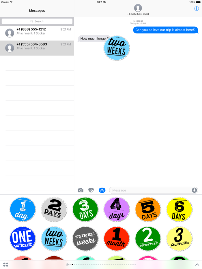 DayCals Countdowns, Streaks,  Day Marker Badges
