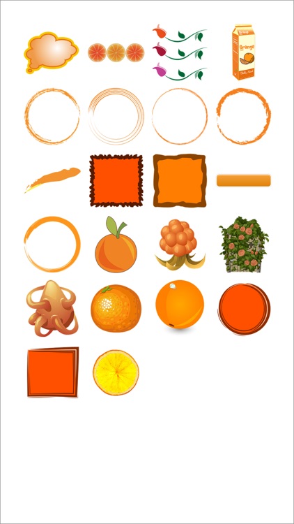 Orange Sticker Pack