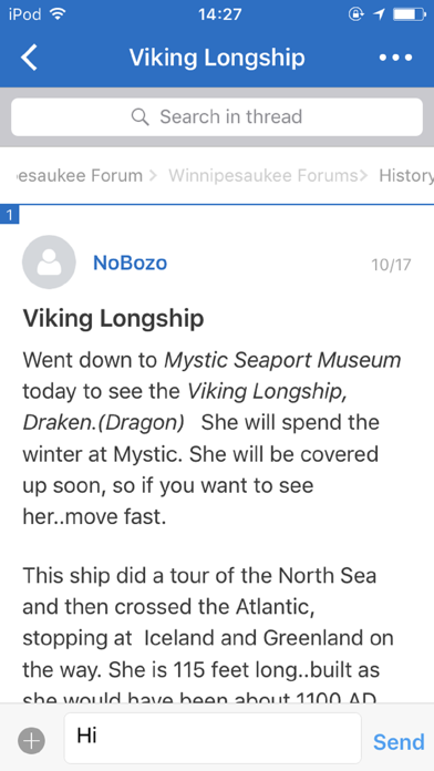 Lake Winnipesaukee Forum screenshot 2