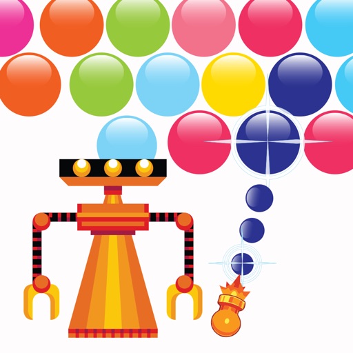Robot POP! Bubble Shooter for Kids iOS App