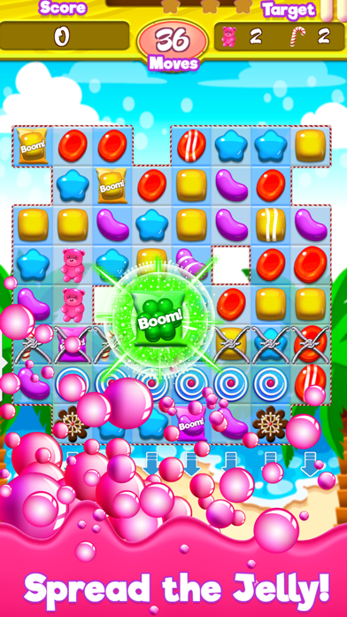How to cancel & delete Candy Gummy Bears - The Kingdom of Match 3 Games from iphone & ipad 4