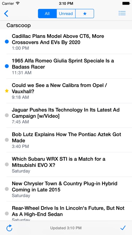 Feeddler RSS Reader for iPad and iPhone